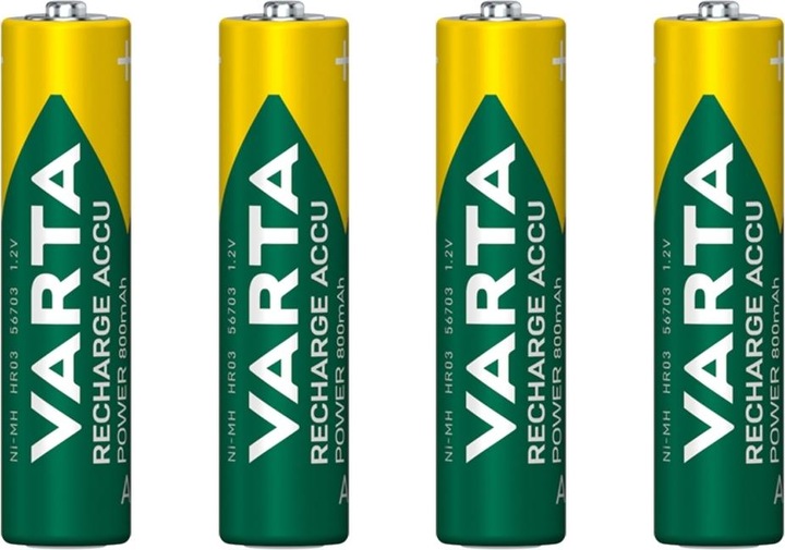 Productafbeelding Varta Accu Power opladen (4 Pcs., AAA, 800 mAh)