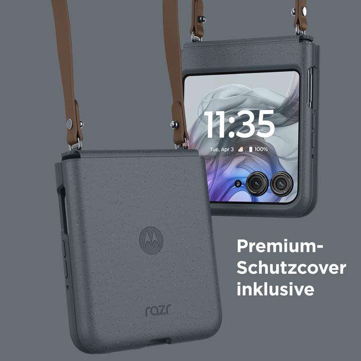 Produktbild Motorola Razr 50 (256 GB, Koala Grey, 6.90", SIM + eSIM, 50 Mpx, 5G)