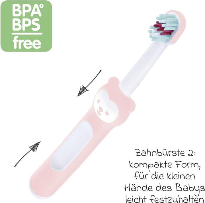 Actual product image MAM Learn to Brush Set 5+ months, pink (Soft, 1 x)