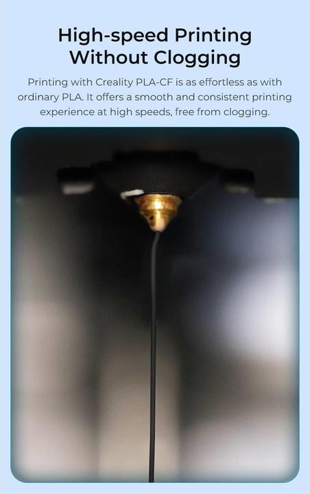 Actual product image Creality Filament (Carbon, PLA, 1.75 mm, 1000 g, Black)