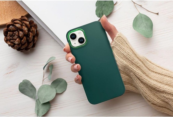 Produktbild OEM Back panel cover FRAME Case for Xiaomi Redmi 13C / POCO C65 green (Xiaomi Poco C65, Xiaomi Redmi 13C)