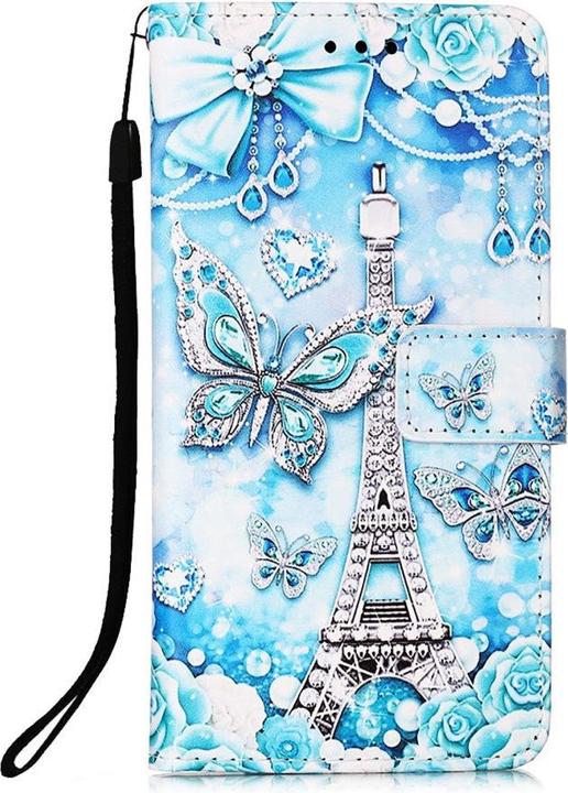 Actual product image Cover-Discount Galaxy A22 4G - leather cover Eiffel Tower (Samsung Galaxy A22)