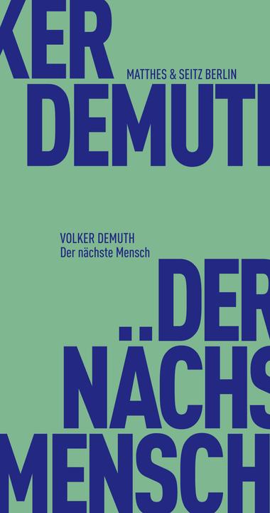 Produktbild Der nächste Mensch (Deutsch, Volker Demuth, 2018)
