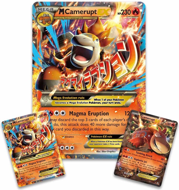 Actual product image Pokémon Mega Sharpedo EX Premium Collection Box - EN (English, Box Set & Collection)