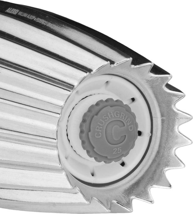 Produktbild Alessi Grind Gewürzmühle alu (Diverse Gewürze, Meersalz, Pfeffer, Salz)