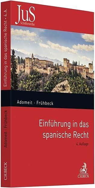 Produktbild Einführung in das spanische Recht (Deutsch, 2018)