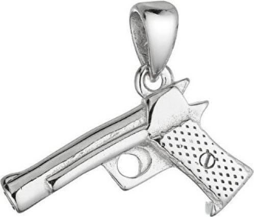 Image du produit Evolution Group - Silver pendant Pistol 64055