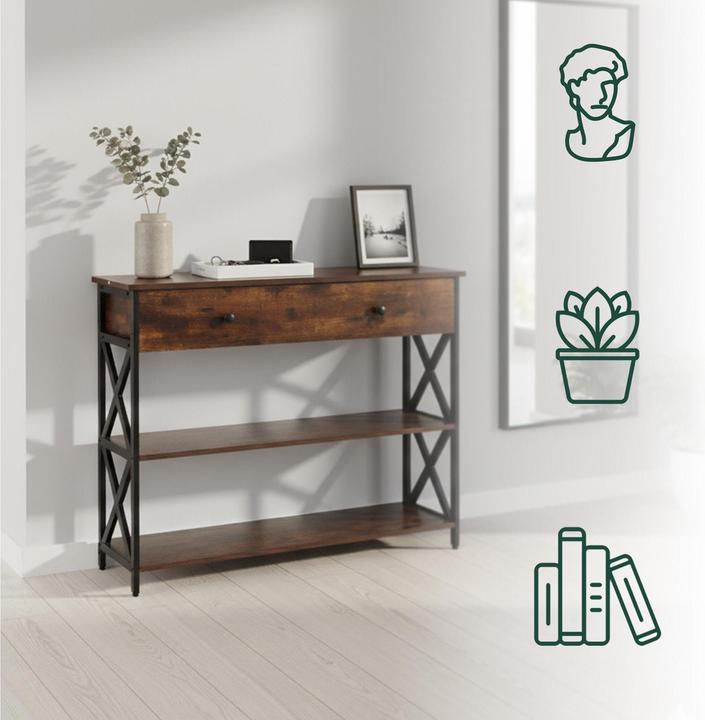 Image du produit Relaxdays Console (100 x 30 x 80 cm)