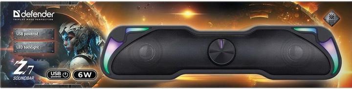 Actual product image Defender Soundbar Z7 6W LED USB (6 W, 2.0 Channel)