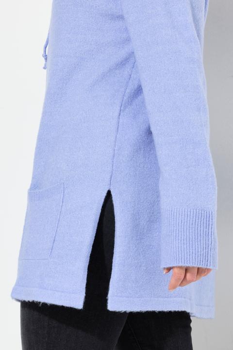 Immagine prodotto Ulla Popken Pullover, Stehkragen, Kordel, Taschen, Langarm (42, 44)
