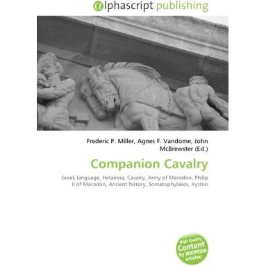 Companion Cavalry, Fachbücher von Frederic P. Miller, Agnes F. Vandome, John McBrewster