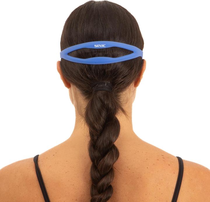 Image du produit Seac Lunettes de natation Spy bleus, pour adultes, sangle réglable (Taille unique)