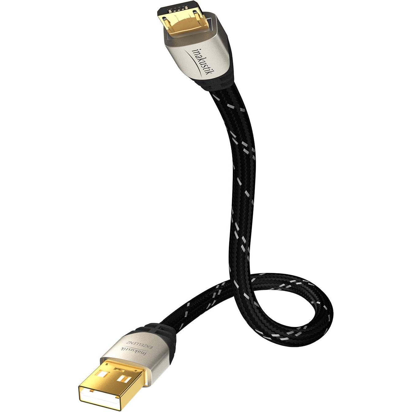 Inakustik Exzellenz High Speed USB Kabel (1.50 m, USB 2.0), USB Kabel