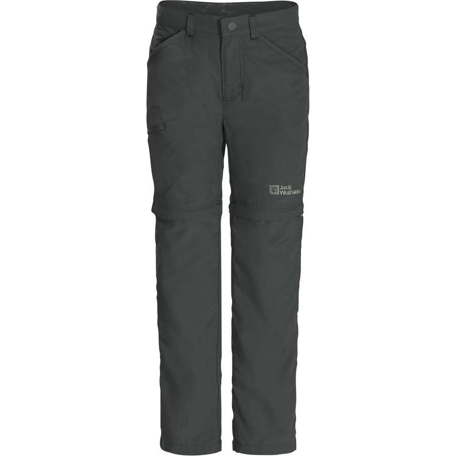 Jack Wolfskin, Unisex, Outdoorhose, Safari Zip Off Pants Kid's (176), Grau, 176