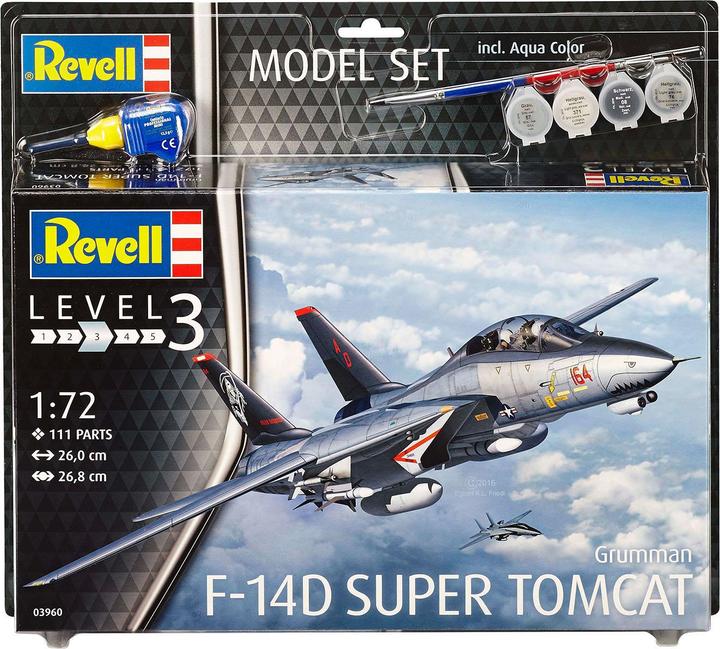 Actual product image Revell Model Set F-14D Super Tomcat