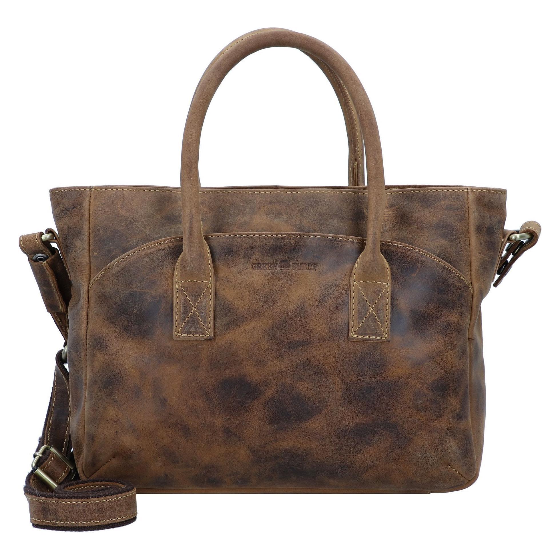 Greenburry, Tasche, Handtasche Vintage 1537, Braun, (11 l)