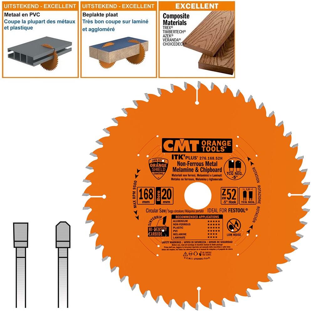 CMT, Lama, 276.168.52H ITK-Plus Ablängsägeblatt Nicht-Eisen