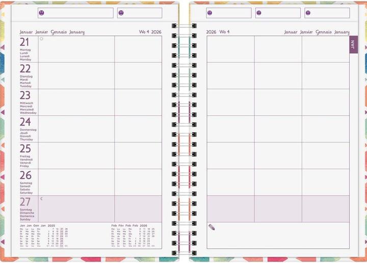 Actual product image Biella Family agenda (14.5 x 20.5 cm, German, English, Italian, French)