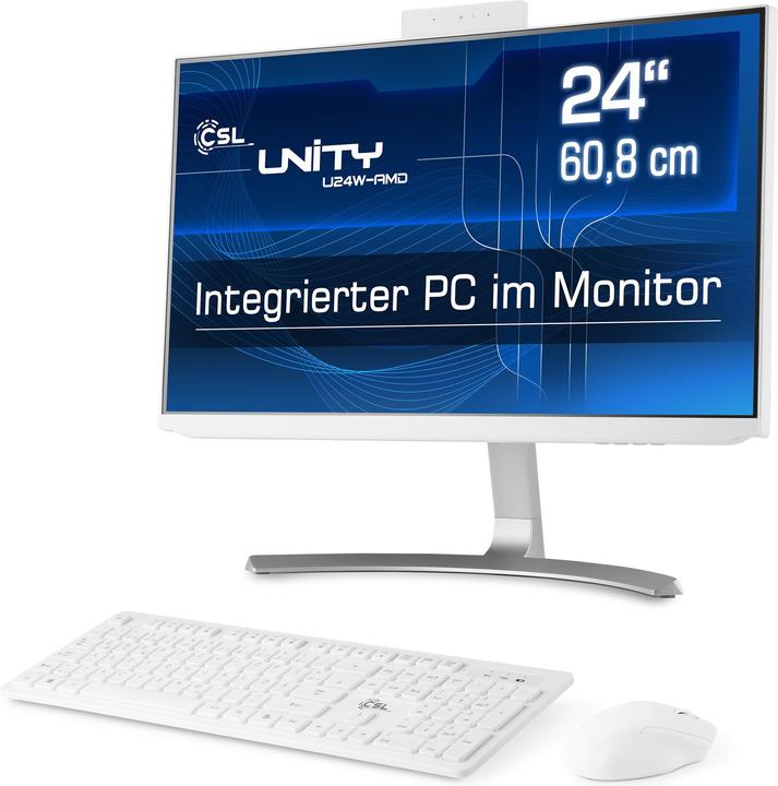 Immagine prodotto CSL PC All-in-One Unity U24W-AMD / 5700G / 1000 GB / 16 GB RAM / Win 11 Pro (1000 GB, 16 GB, AMD Ryzen 7 5700G, AMD Radeon Graphics)