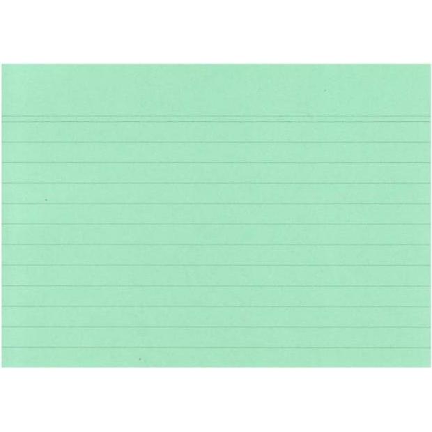 Staufen, Karteikarten, Karteikarte A5 liniert 7mm grün (A5, 180 g/m², 100 x)