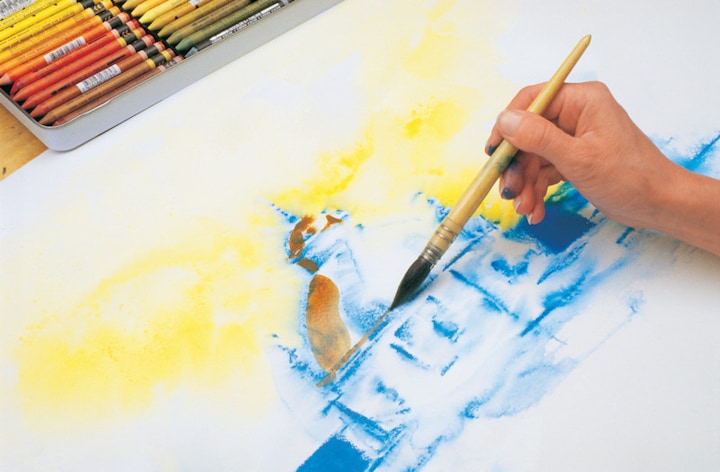 Actual product image Caran d'Ache Neocolor II Aquarelle Metallschachtel (Multicoloured, 40 x)