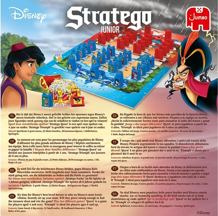 Productafbeelding Jumbo Stratego Junior Disney (Duits, Frans, Italiaans)