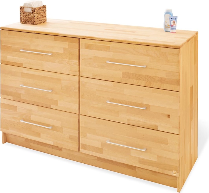 Produktbild Pinolino Jugendzimmer „Natura” extrabreit, 3-tlg. (Kinderkleiderschrank, Wickelkommode)