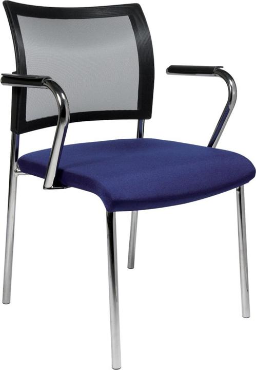 Produktbild Topstar Besucherstuhl "Visit 10 Netz", blau
