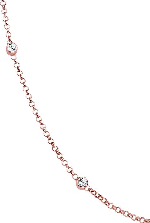 Immagine prodotto Elli Collana Solitario Cristalli di base Argento 925 (Cristallo di vetro, Argento 925, 45 cm)