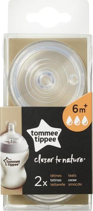 Image du produit Tommee Tippee Tétine Easi-Vent Embout pour biberon Rond Débit rapide