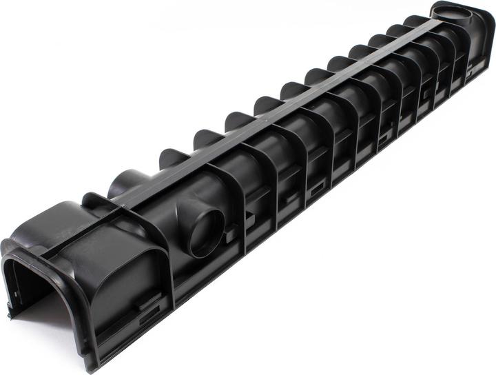 Immagine prodotto Wiltec Caniveau 3x1m Grille recouvrement 12,5t Fonte Drainage Eaux usées Rigole Grille évacuation Garage