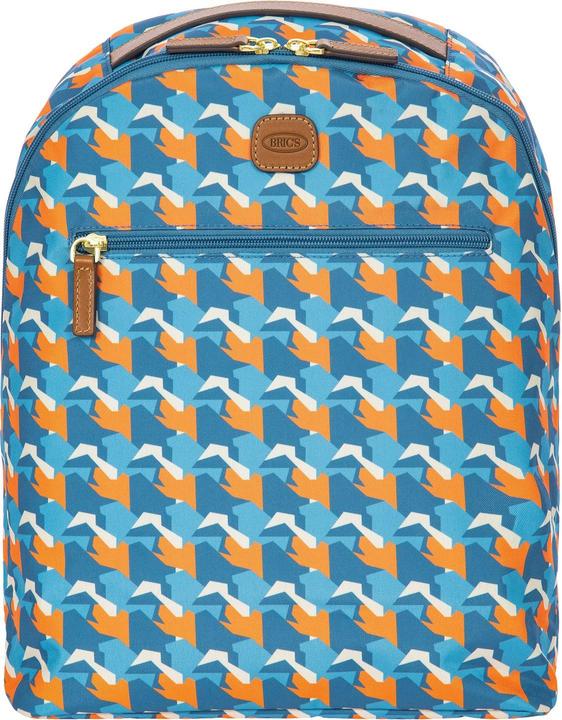 Blau, Creme, Hellblau, Orange, Tropical Camouflage