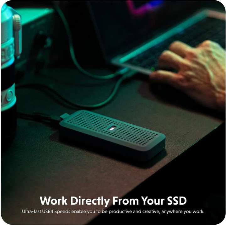 Productafbeelding Targus HyperDrive EcoSmart" USB4 SSD behuizing (M.2 2260, M.2 2230, M.2 2280, M.2 2240)