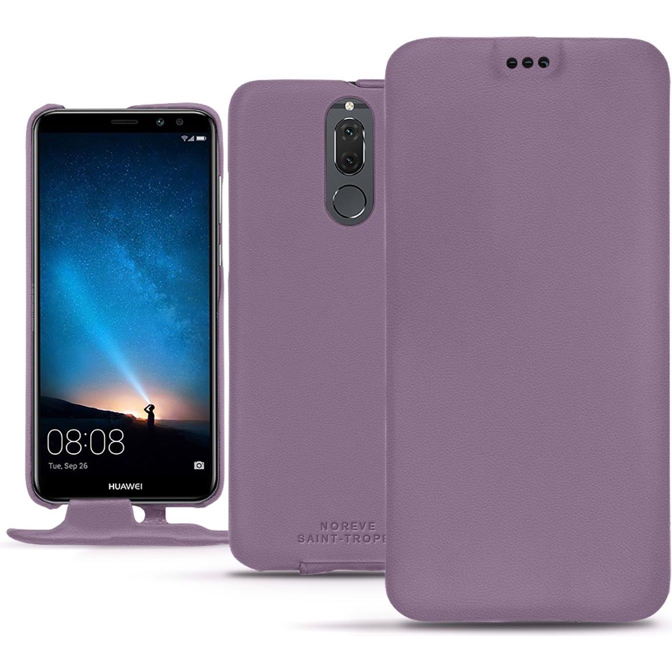 Thumbnail - Noreve Lederschutzhülle vertikal (Huawei Mate 10 Lite), Smartphone Hülle, Violett
