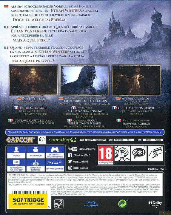 Produktbild Capcom Resident Evil Village (PS4, Multilingual)