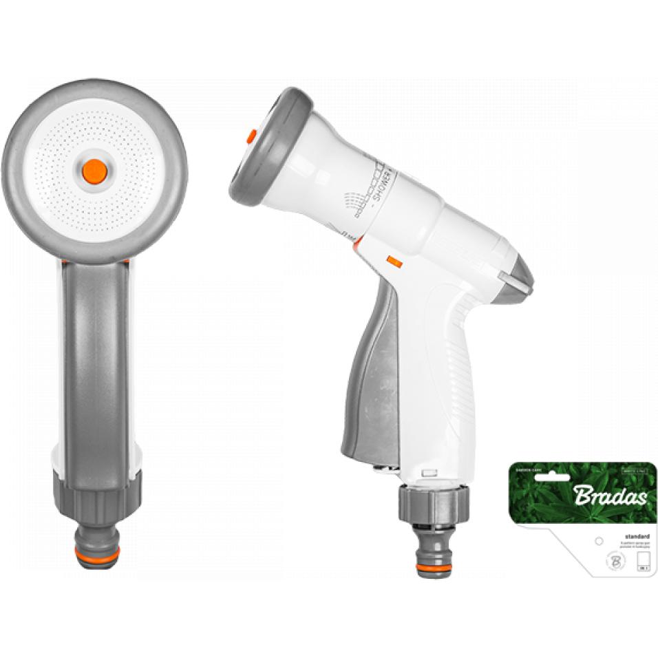 Bradas, Ugelli + Vaporizzatori giardino, Exklusive Wasserpistole - Karta /Weiss