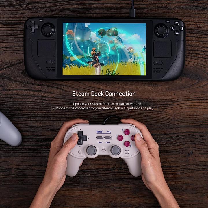 Image du produit 8bitdo pro 2 wired ps gamepad (Android, Switch Lite, PC, Switch)