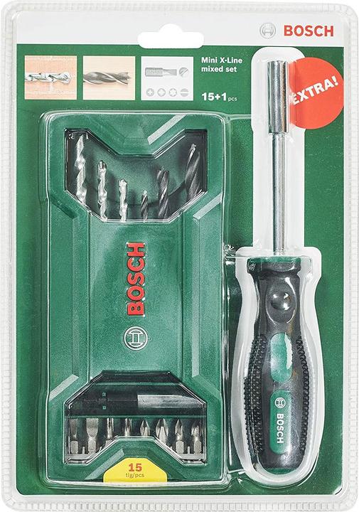 Actual product image Bosch Zubehör Mini-X-Line Mixed Set (4 millimetres, 5 millimetres, 6 millimetres, 8 millimetres)