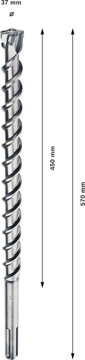 Actual product image Bosch Professional Zubehör Hammer drill SDS max-7, 37 x 450 x 570 mm (37 mm)