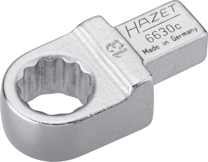 Produktbild HAZET Einsteck-Ringschlüssel 6630C-13 ∙ Einsteck-Vierkant 9 x 12 mm ∙ Aussen Doppel-Sechskant-Tracti… (13 mm)