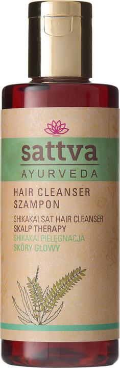 Actual product image Sattva Ayurveda Shampoo Shikakai (210 ml, Liquid shampoo)