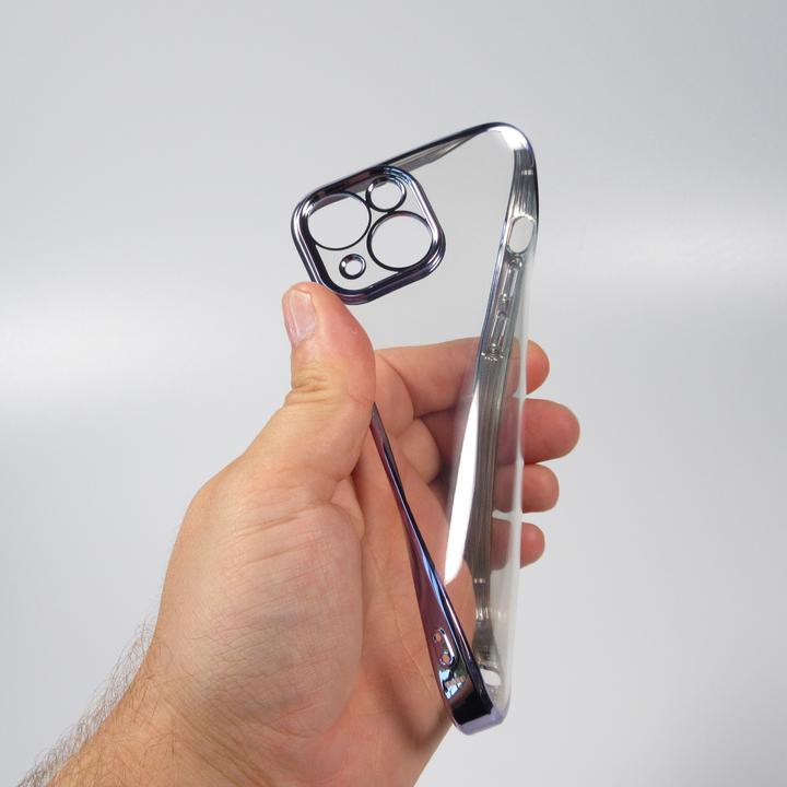 Produktbild PhoneLook Hülle Electroplate lila (Apple iPhone 14)