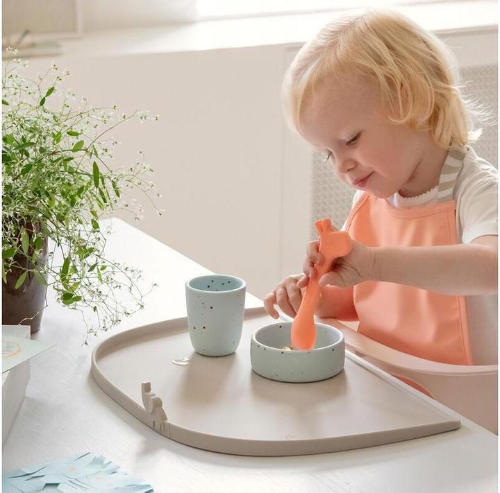 Produktbild Done by Deer Pull-over Lätzchen Raffi koralle (6 Monate)