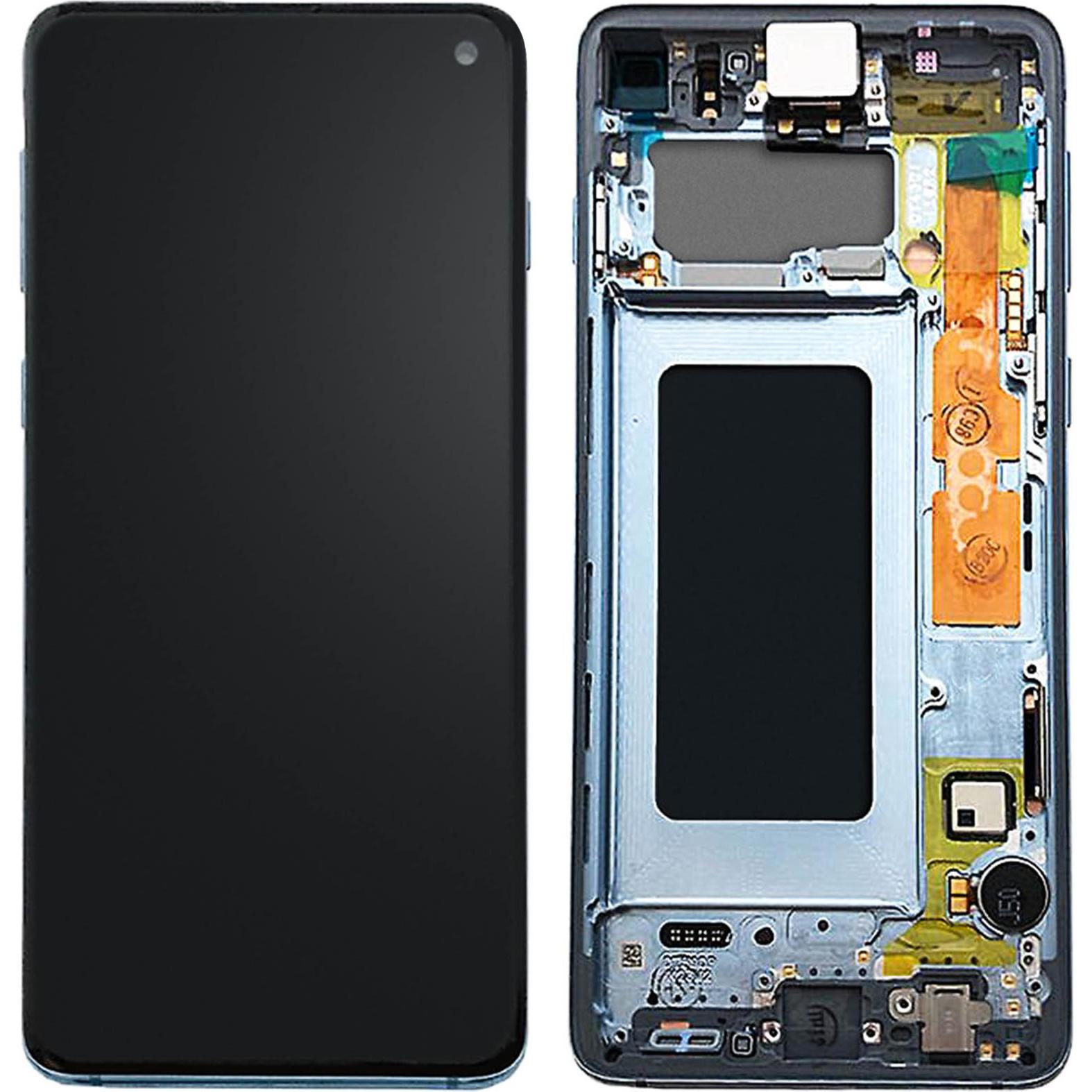 Samsung LCD-Display Galaxy S10 (Display, Galaxy S10), Mobilgerät Ersatzteile, Blau