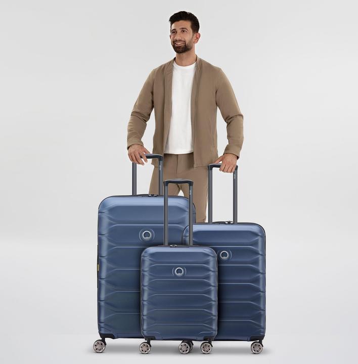 Produktbild Delsey Meteor 4 Rollen Kofferset 3-teilig mit Dehnfalte (221 l)