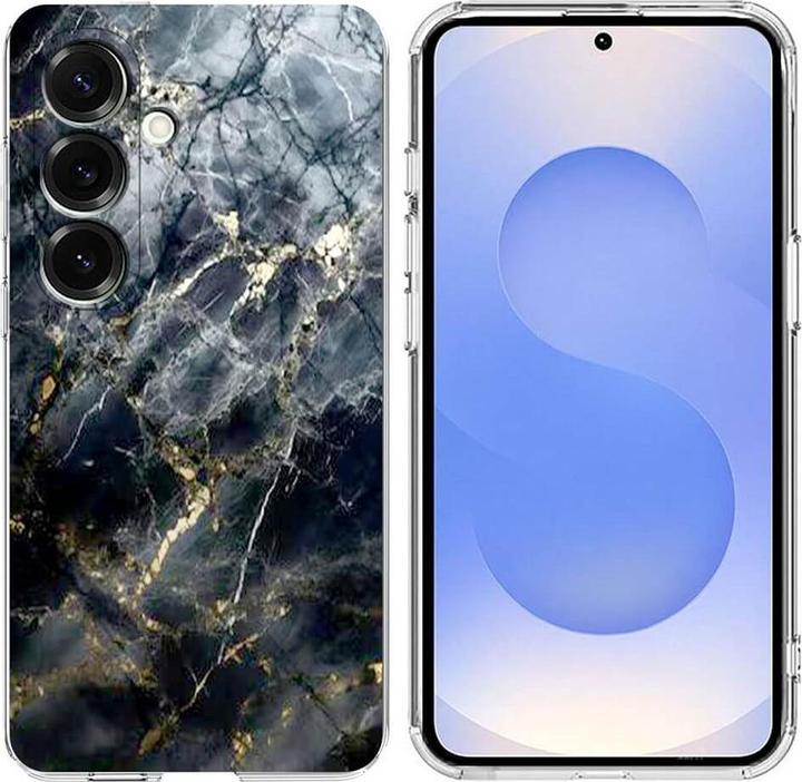 Produktbild Cover-Discount Galaxy S25 FE - Silikon Hülle mit Marble Motiv (Samsung Galaxy S25 FE)