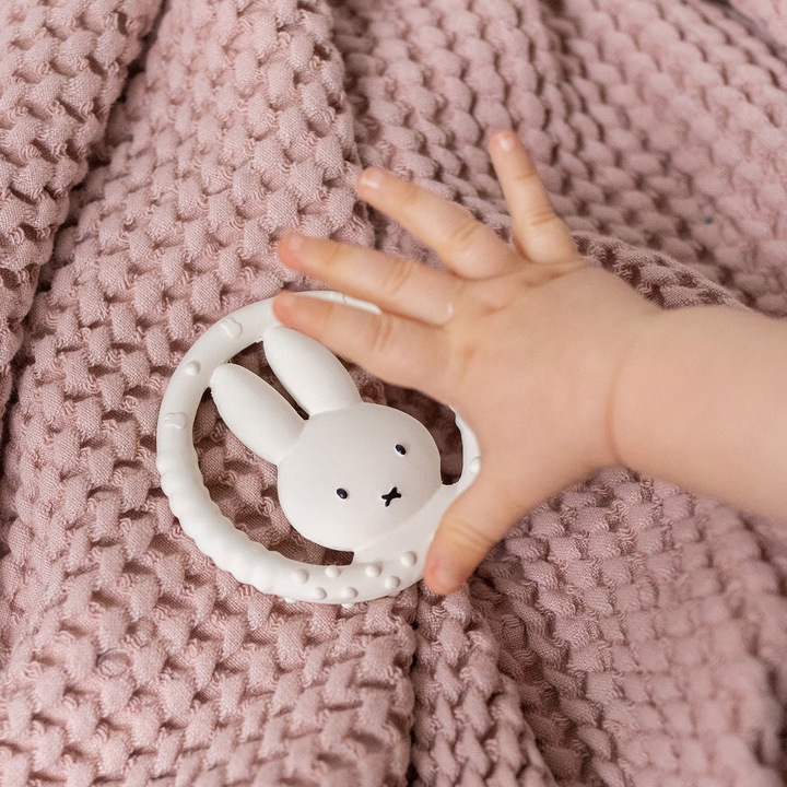 Actual product image Bambolino Toys Miffy rubber bite ring