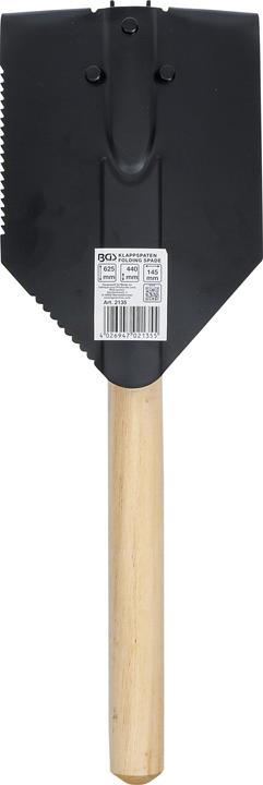 Actual product image BGS Folding Spade 625 mm