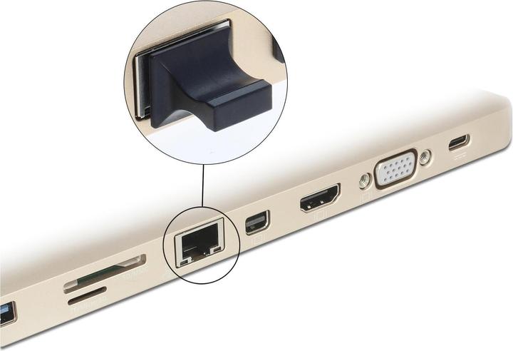 Image du produit Delock Cache-poussière RJ-45 (pack de 10) (Module aveugle)
