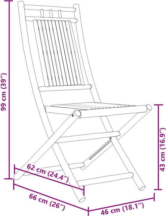 Produktbild vidaXL Gartenstuhl